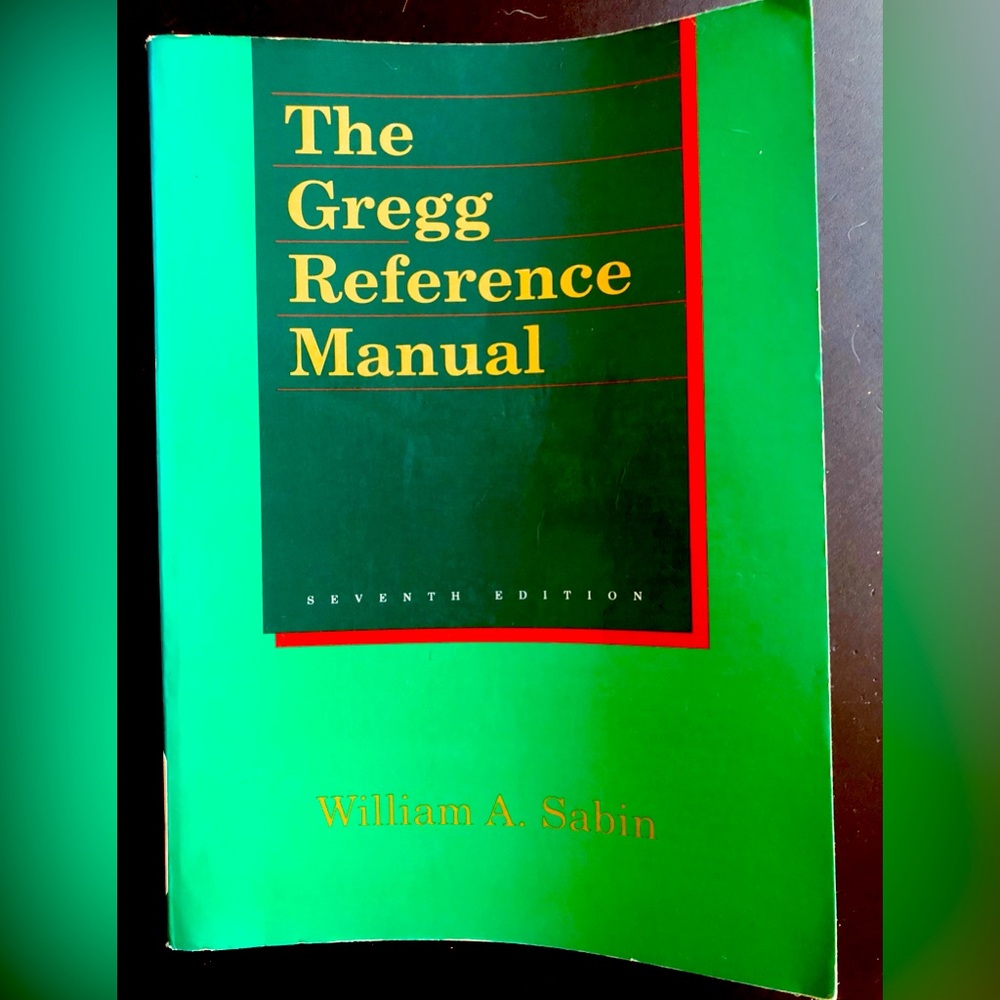 👓 The Gregg Reference Manual Seventh Edition